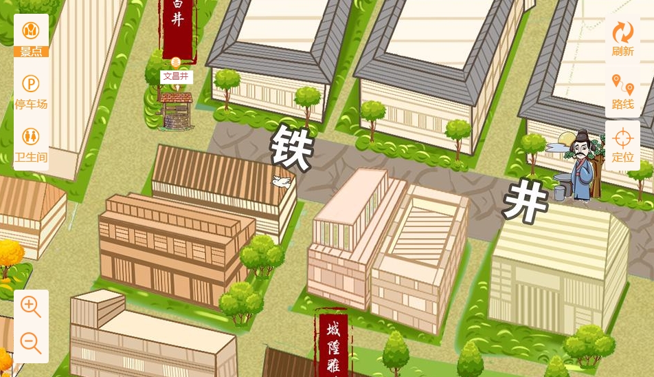 浦城智慧景区：手绘地图与语音导览的完美融合