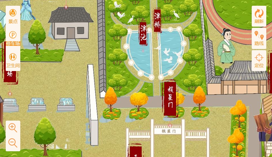 浦城手绘地图景区语音讲解导览系统：智慧景区建设的基石